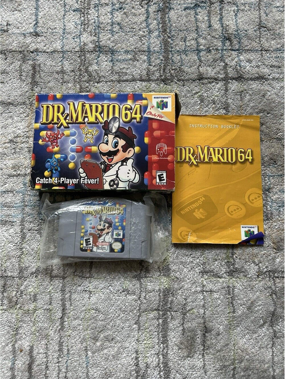 Dr. Mario 64 Nintendo 64 N64 CIB Complete Box Manual Authentic Tested